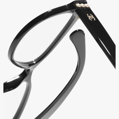 CC Collection 代購 Chanel 23SS 雙C小Logo珍珠蝶形光學眼鏡／鏡架