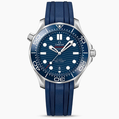 現貨 OMEGA 210.32.42.20.03.001歐米茄 手錶 42mm 海馬300  藍面盤 陶瓷圈 膠錶帶