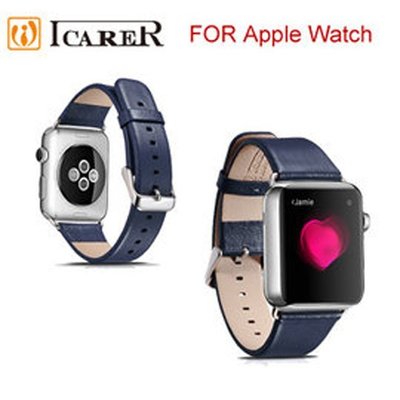 【蘆洲IN7全方位通訊】ICARER 奢華系列 Apple Watch 手工真皮錶帶 蘋果手錶 配件 錶帶