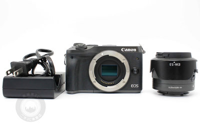 【高雄青蘋果3C】CANON EOS M6 + 15-45MM 單鏡組 黑 APS-C 二手相機#84455