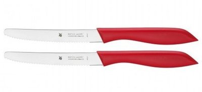 《海可烈斯餐具館》德國WMF麵包刀/鋸齒水果刀(一組2支)(RED)