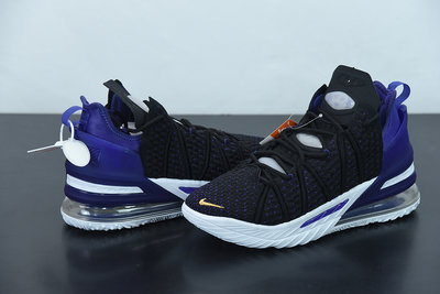 NIKE LEBRON XVIII EP XDR 氣墊 黑紫 編織鞋 運動籃球鞋 男鞋 CQ9284-004