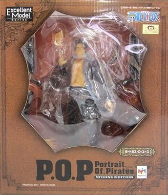 日本正版 POP 海賊王 航海王 STRONG EDITION 強者天下 艾斯 模型 公仔 日本代購