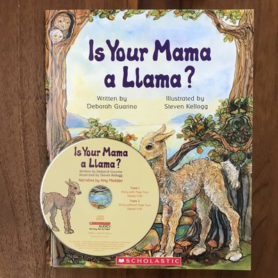 🔸️ 自有二手英文童書出清-《Is Your Mama a Llama?》附贈原版CD🔸️