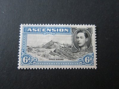 【雲品七】阿森松島Ascension Islands 1938 Sc 45 KGVI MH 庫號#BP11 70283
