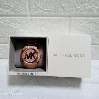 MICHAEL KORS MK玫瑰金鑽手錶 MK5853 CICIGO 瑕疵賠售