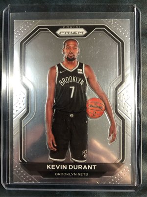 2020-21 Panini Prizm NBA Basketball KEVIN DURANT Base Card #81 Brooklyn Nets