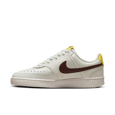 NIKE WMNS COURT VISION LOW 女休閒鞋 米黃棕-CD5434117