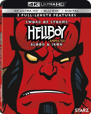 洪興 藍光BD 地獄怪客 血與鐵 4K UHDBD 雙碟限定版 Hellboy Blood and Iron