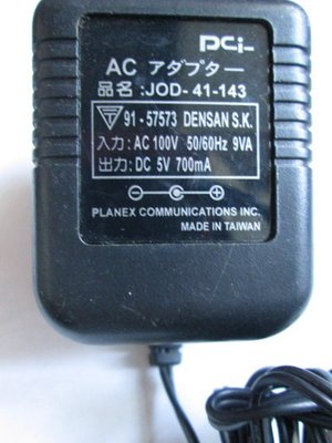 【19O4】台製PCI AC Adaptor JOD-41-143日本電壓規格Input 100V, Output D