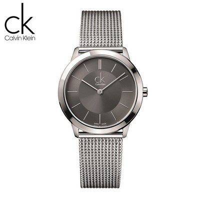 正品Calvin Klein/卡爾文克雷恩海外直郵瑞士ck手錶女錶男士時尚休閒商務腕錶情侶對錶K3M21126