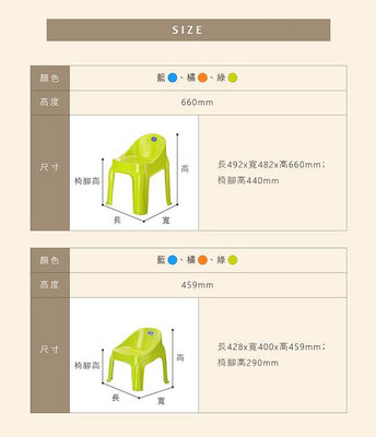 如歸小舖 聯府 RD718 大QQ椅 兒童椅 桌椅 遊戲椅 塑膠椅 台灣製造