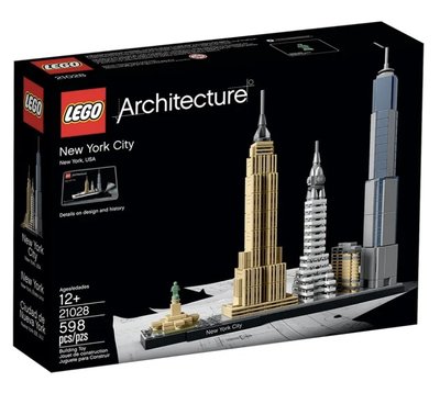 【積木人】現貨 樂高正版 LEGO 21028 經典建築系列 美國 紐約 New York 克萊斯勒大廈 帝國大廈