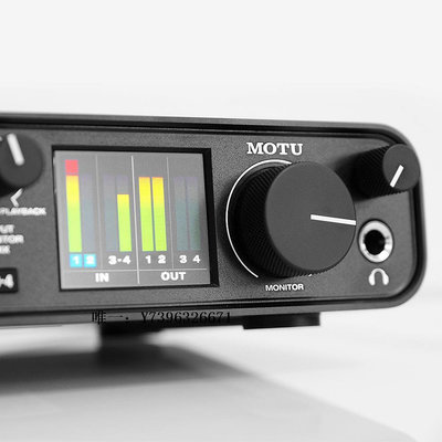 詩佳影音馬頭 MOTU M2 M4 外置USB音頻接口錄音編曲聲卡K歌直播影音設備