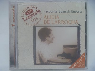 Favorite Spanish Encores_Alicia de Larrocha_西班牙鋼琴女王　〖專輯〗CEA