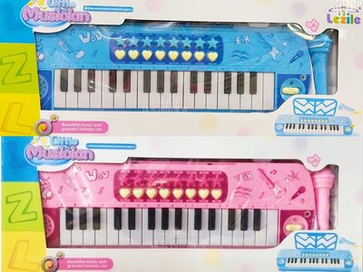 32鍵多功能麥克風電子琴 32鍵麥克風電子琴 32鍵電子琴 32鍵電子琴玩具 電子琴玩具 兒童電子琴 兩色可選 在台現貨