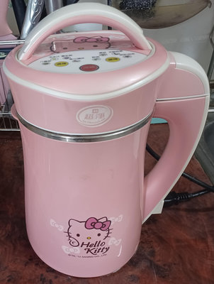 ╭✿㊣ 二手 HELLO KITTY 限定款 超淨 養生豆漿機【SBM-1312R】養生飲品 果汁 養生粥 豆漿機 DIY飲料 特價 $1199 ㊣✿╮