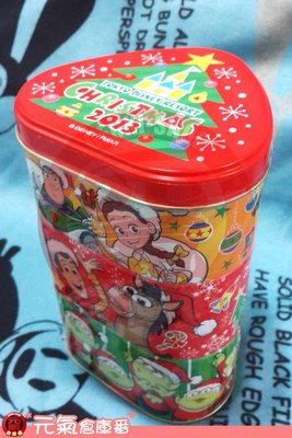 【絕版圖樣】2013年 日本 東京 迪士尼 聖誕節 限定 商品 玩具總動員 胡迪 多層糖果罐 鐵罐 空罐 馬口鐵