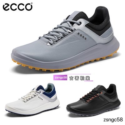 ~ECCO愛步高爾夫鞋專櫃系帶時尚舒適休閒運動鞋100804男鞋39-44