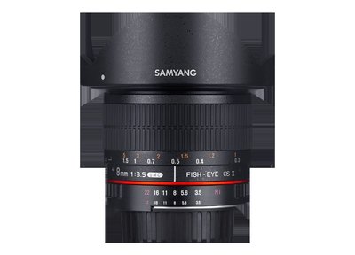Samyang 8mm F3.5 Fisheye lens Nikon AE II(保固2個月)