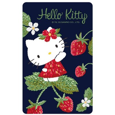 HELLO KITTY草莓裝悠遊卡 絕版