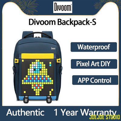 MTX旗艦店Divoom 雙肩包 S Pixel Art Youngster 的可定制 LED 雙肩包戶外時尚防水學生書包書包筆記本
