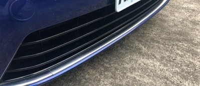 德盟 VW PARTS 2014年～2016年 GOLF R 7代 中通風網上飾條（鍍鉻）