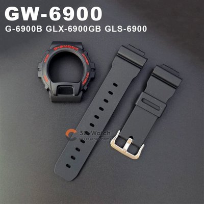 gaming微小配件-Gw-6900 手錶表圈帶, 用於 G shock G-6900B GLX-6900GB 錶帶手鍊 GLS-6900 錶-gm
