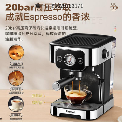 咖啡機德國咖啡機小型家用全半自動意式濃縮商用奶泡機一體新款2675磨豆機