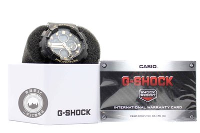 【高雄青蘋果3C】CASIO G-SHOCK GMA-S140M-1A 黑金 45.9MM 二手手錶 石英錶#80029