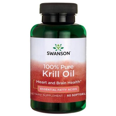 【活力小站】Swanson 新款 krill oil 磷蝦油 含DHA 蝦紅素 500mg 60顆