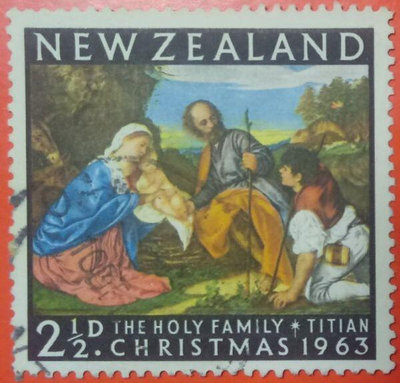 紐西蘭郵票舊票套票 1963 Christmas