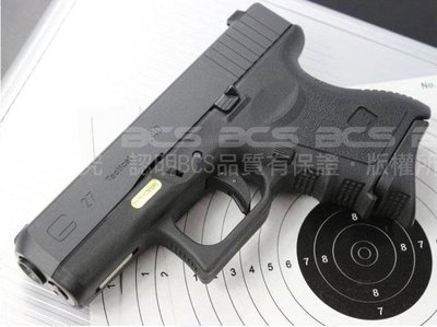 【WKT】黑色 WE G27 半金屬滑套6mm瓦斯手槍-WEG006AB