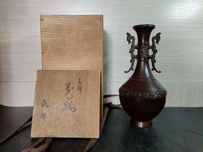 日本銅花瓶876