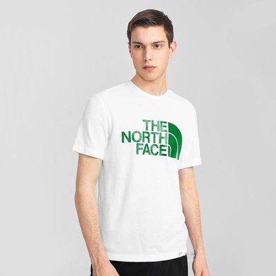 ~滿3000超取郵寄免運~【戶外風】The North Face 男 吸濕排汗大LOGO短袖T恤