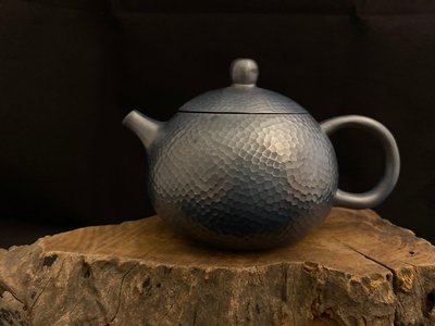 (老茶壺) 日本純銀西施壺 未使用過早期收藏 誠可議(銀壺/鐵壺/茶道具)