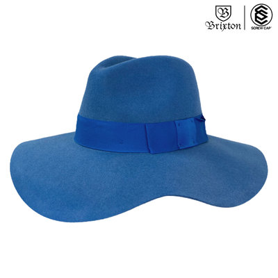 BRIXTON Piper Hat - River Blue 紳士帽 大帽 大邊紳士帽 羊毛紳士帽 ⫷ScrewCap⫸