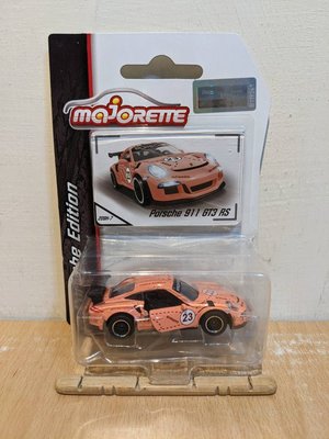 ~ 阿開王 ~ Majorette Porsche 991 911 GT3 RS 美捷輪 保時捷 粉紅豬 1/64