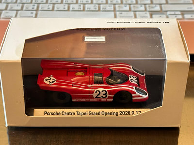 保時捷 PORSCHE 917 模型車 1:43，原廠！