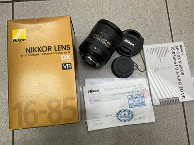 [保固一年[高雄明豐]公司貨95新 Nikon AF-S 16-85mm F3.5-5.6 G VR [B1303]