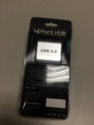 『Outlet國際』 ASUS USB2.0 4PORT HUB 新品