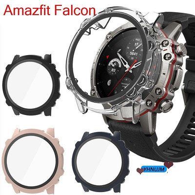 適用於 Amazfit Falcon A2029一體全包保護殼 PC+鋼化玻as【飛女洋裝】