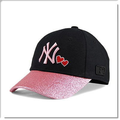 【ANGEL NEW ERA 】 MLB Old Fashioned Cap NY 洋基 黑 金蔥 粉紅  老帽 愛心