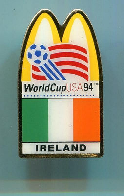 1994年 美國 世界杯足球 FIFA 章 徽章 麥當勞 愛爾蘭