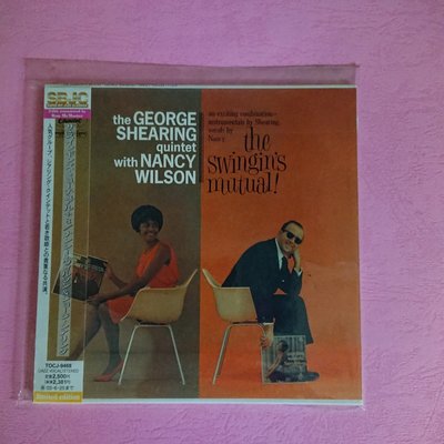 NANCY WILSON GEORGE SHEARING 日本版MINI LP CD 爵士人聲 S4 TOCJ-9468