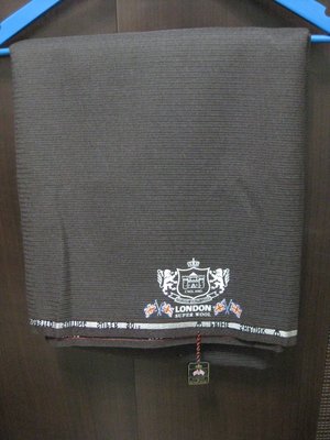 LONDON SUPER WOOL 英國 羊毛 喀什米爾 男女 西裝布料 線條 棕 ENGLAND CASHMERE