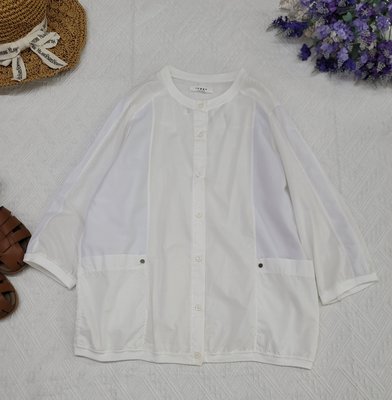 正韓 korea韓國進口inggo白色薄款7分袖外套 現貨 小齊韓衣