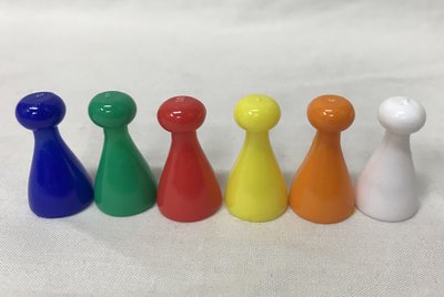 【美】跳棋子 跳跳棋（單個） 適用 教學 文具 幼教 桌遊製作 大富翁 骰子