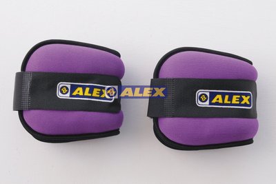 總統體育(自取可刷國旅卡) ALEX BEAUTY型 加重器C-1603：3KG(紫色) / 對 $390