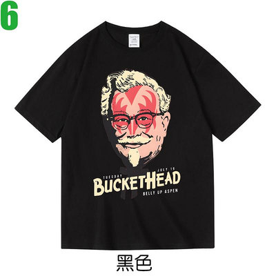 Buckethead【桶頭 槍與玫瑰 GUNS N’ ROSES】短袖搖滾樂團T恤(5種顏色) 購買多件多優惠【賣場二】